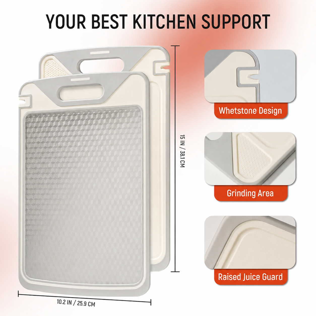 🔥49％ OFF-Dual-Side Anti-Mold Titanium Alloy Cutting Board