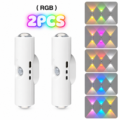 🌈 Magnetic Motion Sensor Wall Light | RGB & 3-Color Options