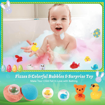 🔥LAST DAY 55% OFF - 🛁✨Natural Bath Bombs for Kids with Mega Bubbles & Surprise Inside🦄 Same as in the video