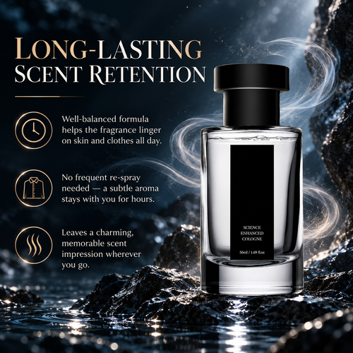 🌊 Men’s Cologne Spray 50ml – Fresh Aquatic & Woody Fragrance ✨