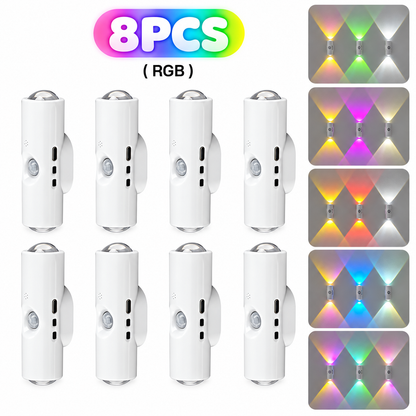 🌈 Magnetic Motion Sensor Wall Light | RGB & 3-Color Options