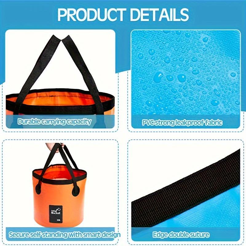 🔥Best Seller⚡🏕️Collapsible Folding Water Bucket 12L/20L, Portable PVC Outdoor Bucket