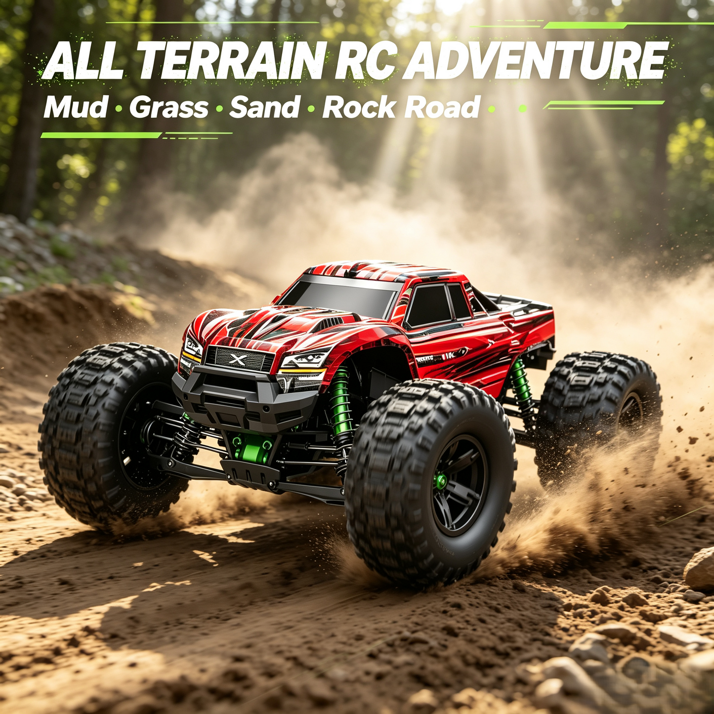 🔥Limited Time 50% OFF🏎️The U-Max Ultimate 8S 4WD Brushless RTR Monster Truck