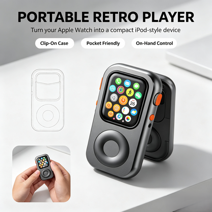 RePod Aluminum Alloy Protective Case for Watch Series The Classic iPod Reborn on Your Watch