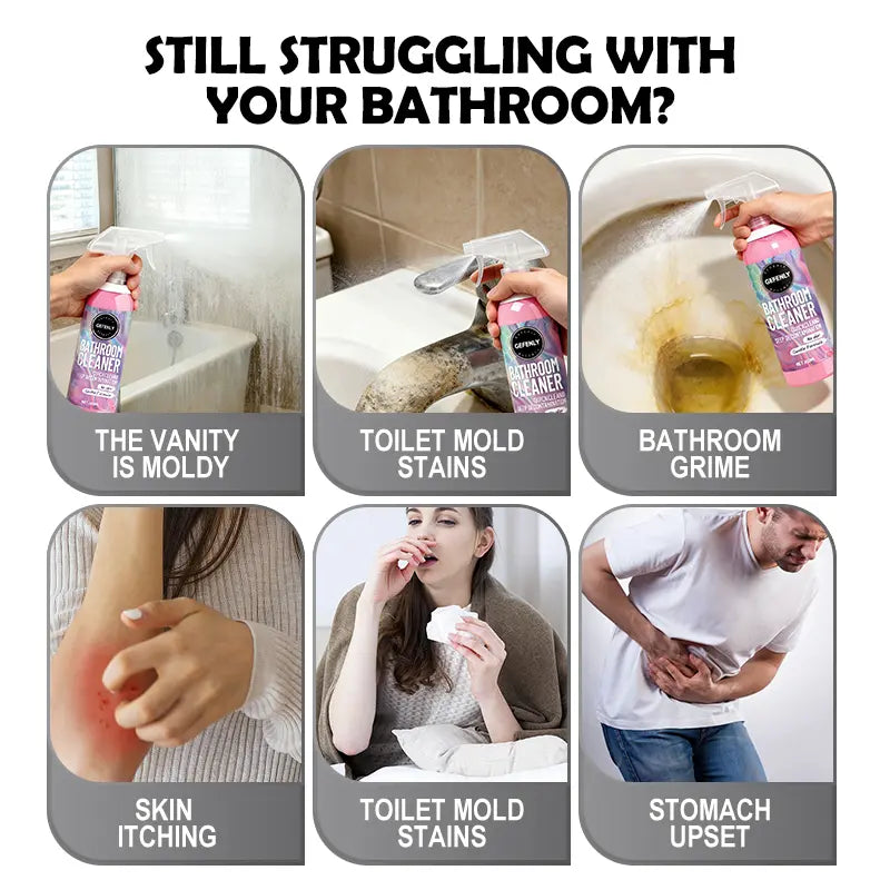 🚿🧽Multi‑Purpose Bathroom Cleaner – Limescale Remover, Mild Formula, Fresh Scent💦❄️