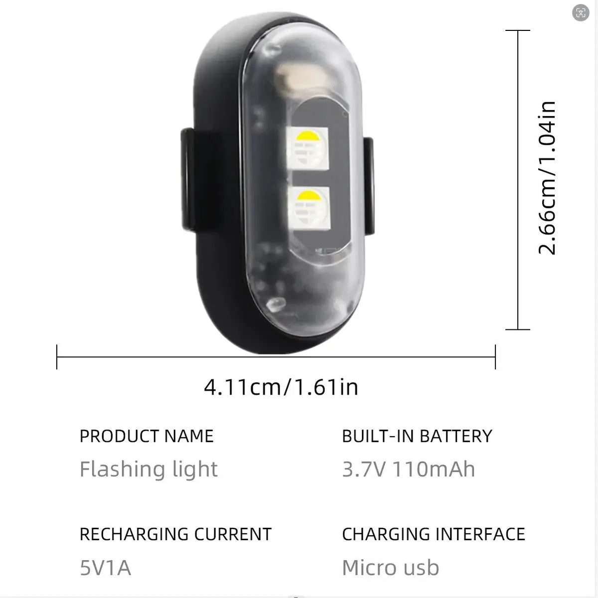 🔥LAST DAY 49% OFF🔥🚦RGB LED Strobe Light - Wireless Remote Control for Bikes & Cars🎛️