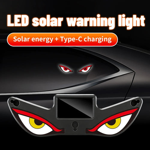 Solar Demon Eye LED Car Window Light