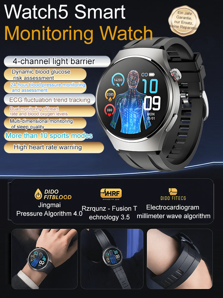 ❤️ Flagship Smartwatch for Health Protection, 24/7 Health Data Center🥰