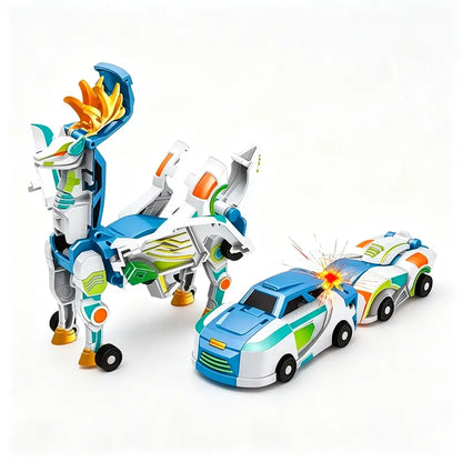 🎄 Christmas Magic! 🚗 Transforming Car Toys | Dino, Dragon & Reindeer 🦖🦌