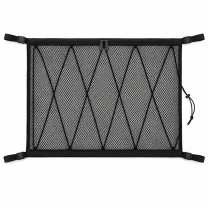 🔥 Limited-Time 49% OFF |🚙Overhead Storage Net – Double Zipper Car Ceiling Organize🏕️