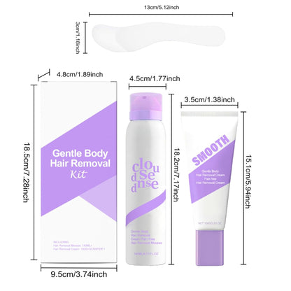 🔥Limited Time 49% OFF🧴 Hypoallergenic Hair Removal Cream 🌸Gentle Pain-Free Depilatory For Bikini & Body