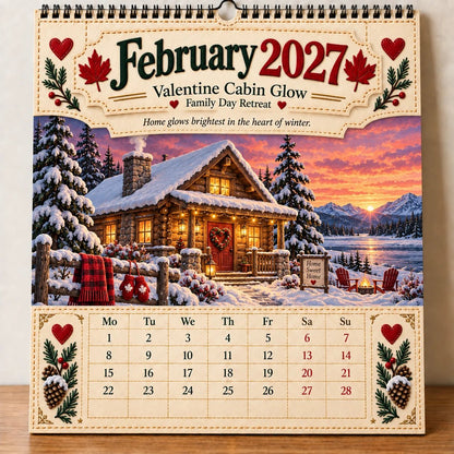 🔥LAST DAY 50% OFF -- 🇨🇦🍁 2027 Canada 160th Anniversary Wall Calendar 🍁🇨🇦