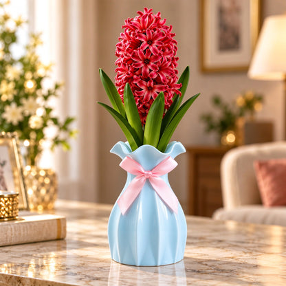 Hyacinth Bulb & Vase Gift Set – A Gift That Grows and Blooms🎁