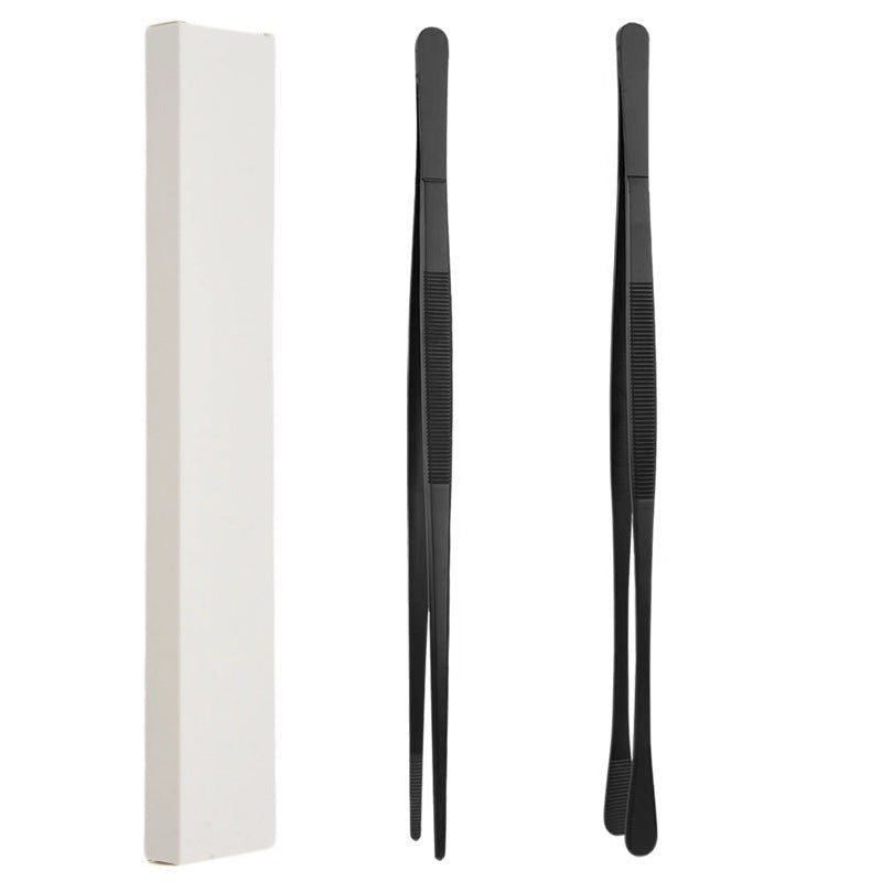 🍴 Stainless Steel Cooking Tweezers | 10" & 12" Precision Kitchen Tongs