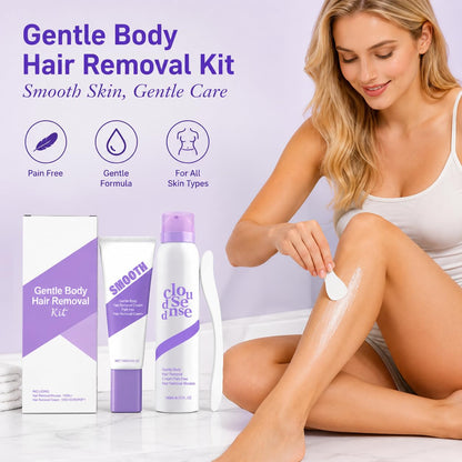 🔥Limited Time 49% OFF🧴 Hypoallergenic Hair Removal Cream 🌸Gentle Pain-Free Depilatory For Bikini & Body