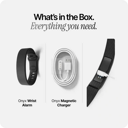 ⌚ Silent Vibration Alarm Clock – Wrist-Worn Wearable Wake-Up Device for Heavy Sleepers, Partner-Friendly Quiet Alarm with 2 Intensity Levels, 3 Alarms & 14+ Day Battery