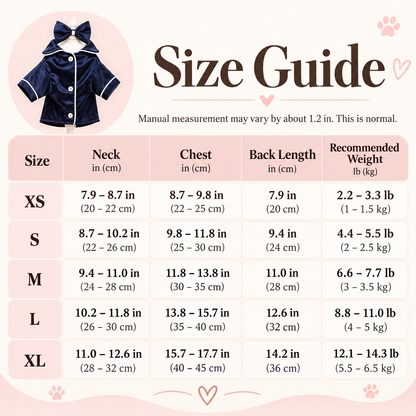 Satin-Look Dog & Cat Pajama Shirt | Cute Pet Outfit