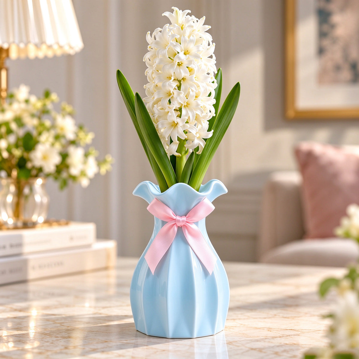 Hyacinth Bulb & Vase Gift Set – A Gift That Grows and Blooms🎁