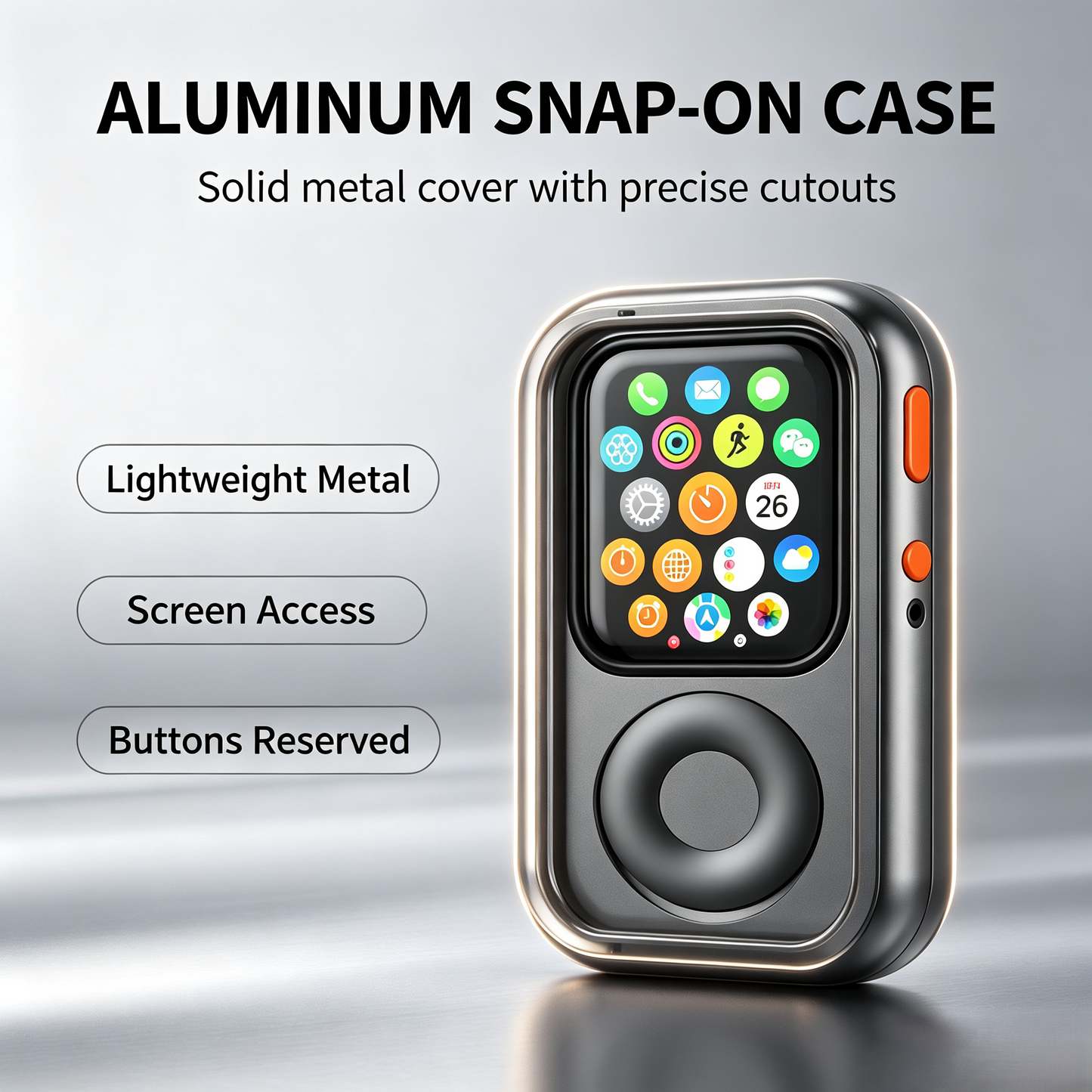 RePod Aluminum Alloy Protective Case for Watch Series The Classic iPod Reborn on Your Watch