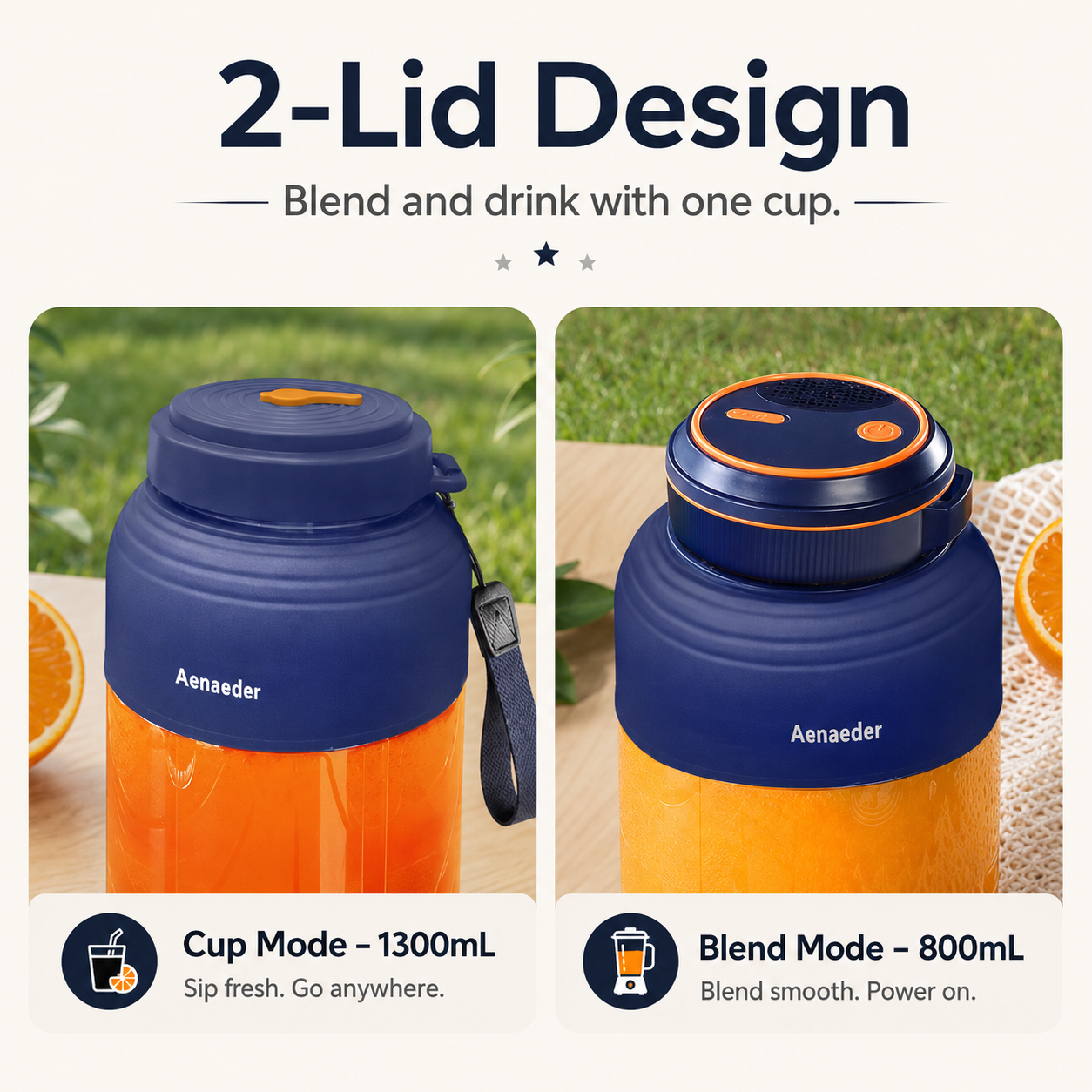 🍹 SUMMER SALE⚡Portable Smoothie Blender – Fresh Juice in Seconds