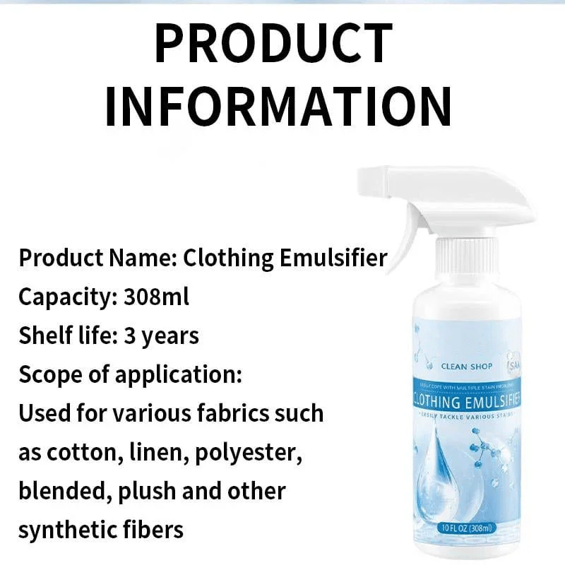 Stubborn Stain Savior | Non-Ionic Clothing Emulsifier ✨