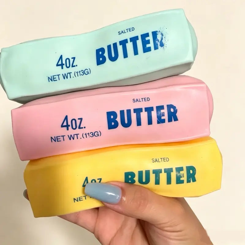 🔥Limited Time 50% OFF🔊 Crunchy Sound Butter Squishy Toy🧈 | Sensory Stress Relief Fidget Toy