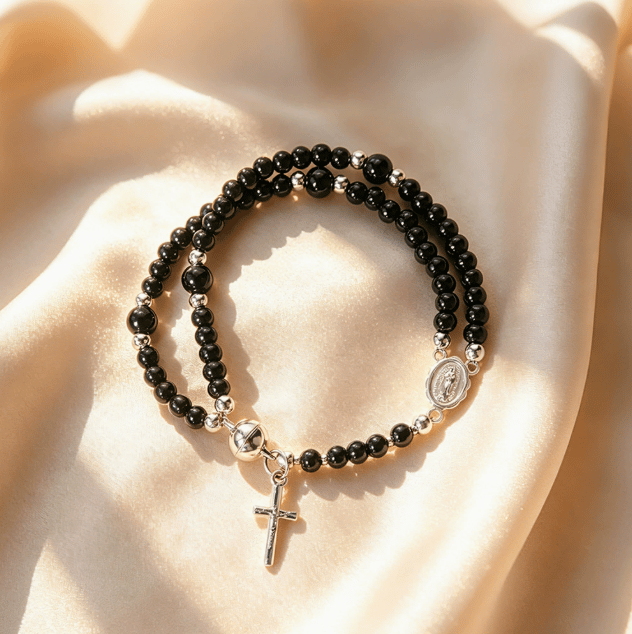 ✝️Handcrafted rosary bracelets📿