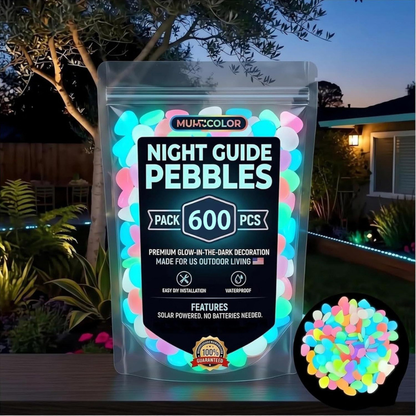 💥Hot SALE 48%OFF💥🌈Colorful Glow-in-the-Dark Garden Stones