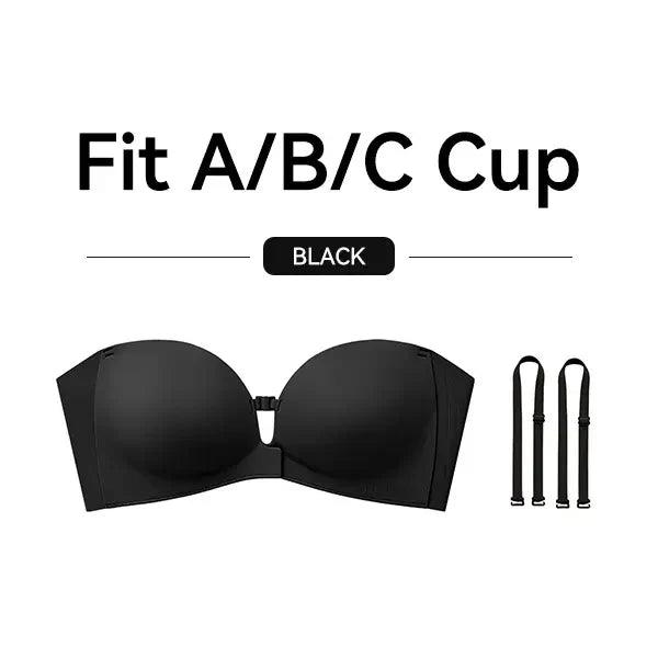 🔥 2026 HOT SALE | Non-Slip Strapless Push-Up Bra – Lift & Stay Secure
