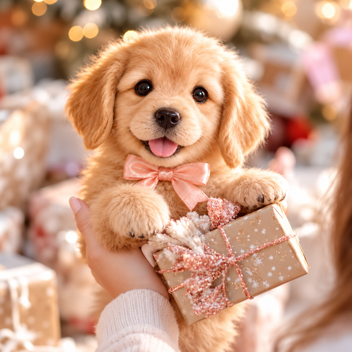 🔥Limited Time 50% OFF🐶Realistic Robotic Golden Retriever Puppy ✨ The Cutest Christmas Surprise🎁