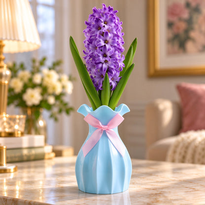 Hyacinth Bulb & Vase Gift Set – A Gift That Grows and Blooms🎁