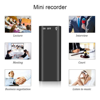 ⚡Hot Sales 49% OFF🔥8GB  Professional Voice Activated Digital Recorder & MP3 Player