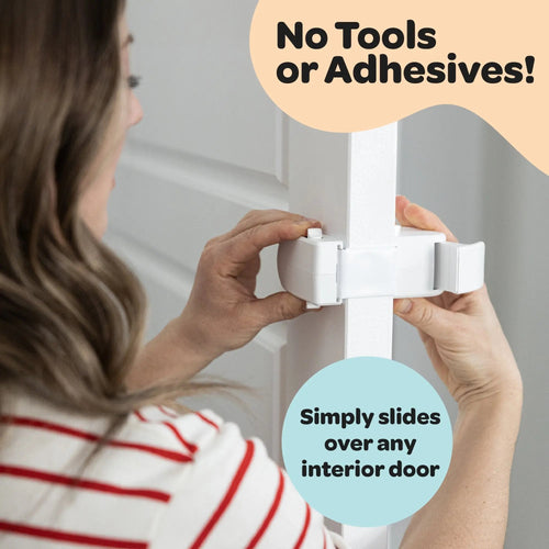 🎁Hot Sale 49% OFF🔒The Snap-On Door Lock Kids Can't Reach or Defeat - No Tools or Adhesives Required