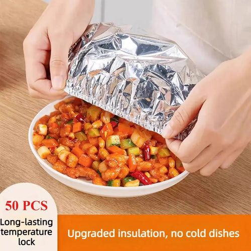 KeepFresh™ Aluminum Foil Food Cover 🍲✨
