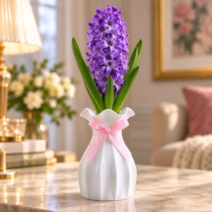 Hyacinth Bulb & Vase Gift Set – A Gift That Grows and Blooms🎁