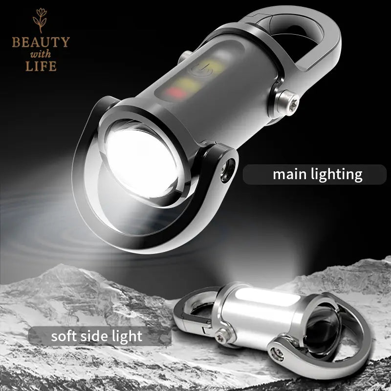 ⚡Hot Sales 49% OFF🔥🔦Rechargeable Mini Keychain Flashlight - 1200 Lumens EDC Light