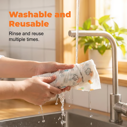 🧼 Reusable wipes – save money & protect the planet for daily use.