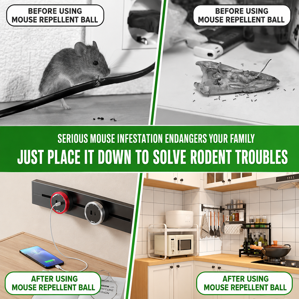 🔥New natural plant-based essential oil paper balls for repelling mice and insects—effective for up to 60 days