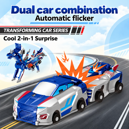🎄 Christmas Magic! 🚗 Transforming Car Toys | Dino, Dragon & Reindeer 🦖🦌
