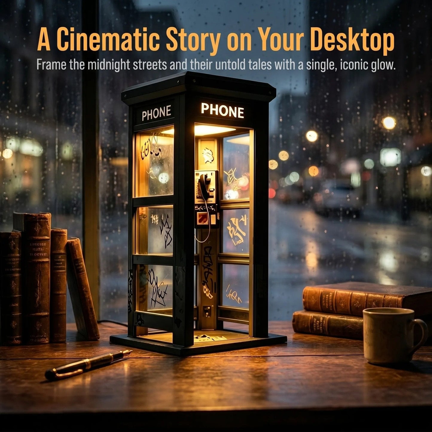 ✨Vintage Phone Booth Ambient Lamp
