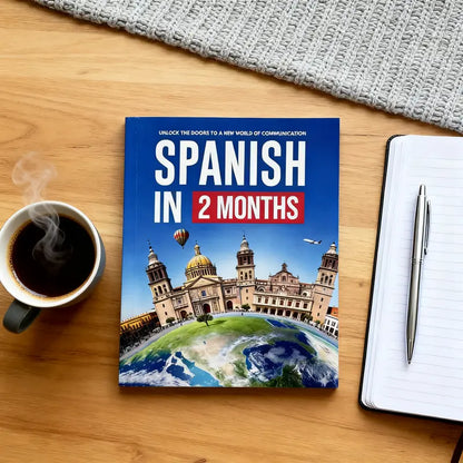 🎁 LAST DAY: 55% OFF!📚 Spanish in 2 Months: Ultimate Workbook with Slang & Conversations ✨