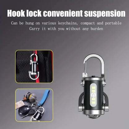 ⚡Hot Sales 49% OFF🔥🔦Rechargeable Mini Keychain Flashlight - 1200 Lumens EDC Light