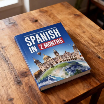 🎁 LAST DAY: 55% OFF!📚 Spanish in 2 Months: Ultimate Workbook with Slang & Conversations ✨