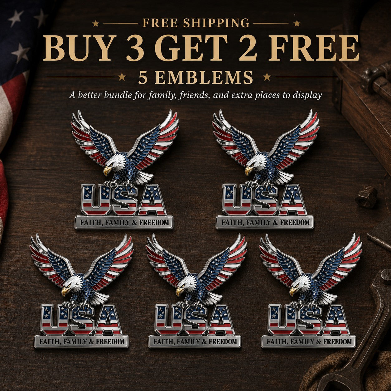 BUY 3 GET 2 FREE (MAN CAVE & GARAGE PACK) ⚙️