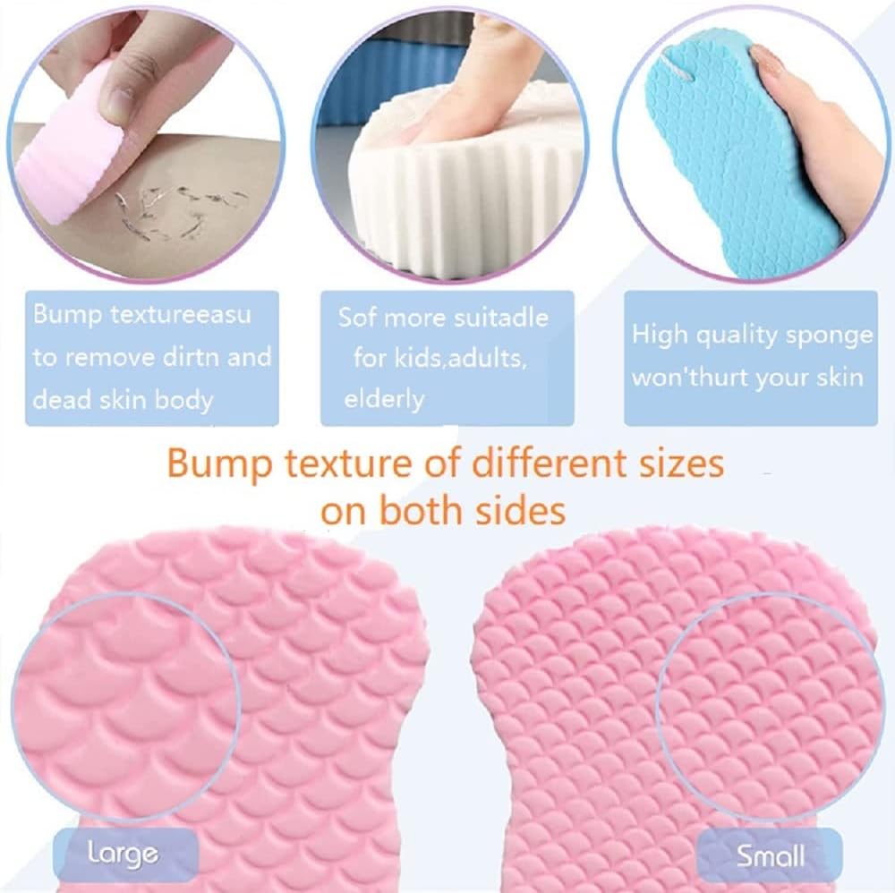 ⏰49% OFF TODAY🔥3D Super Soft Exfoliating Bath Sponge🎁BUY 1 GET 1 FREE⏰
