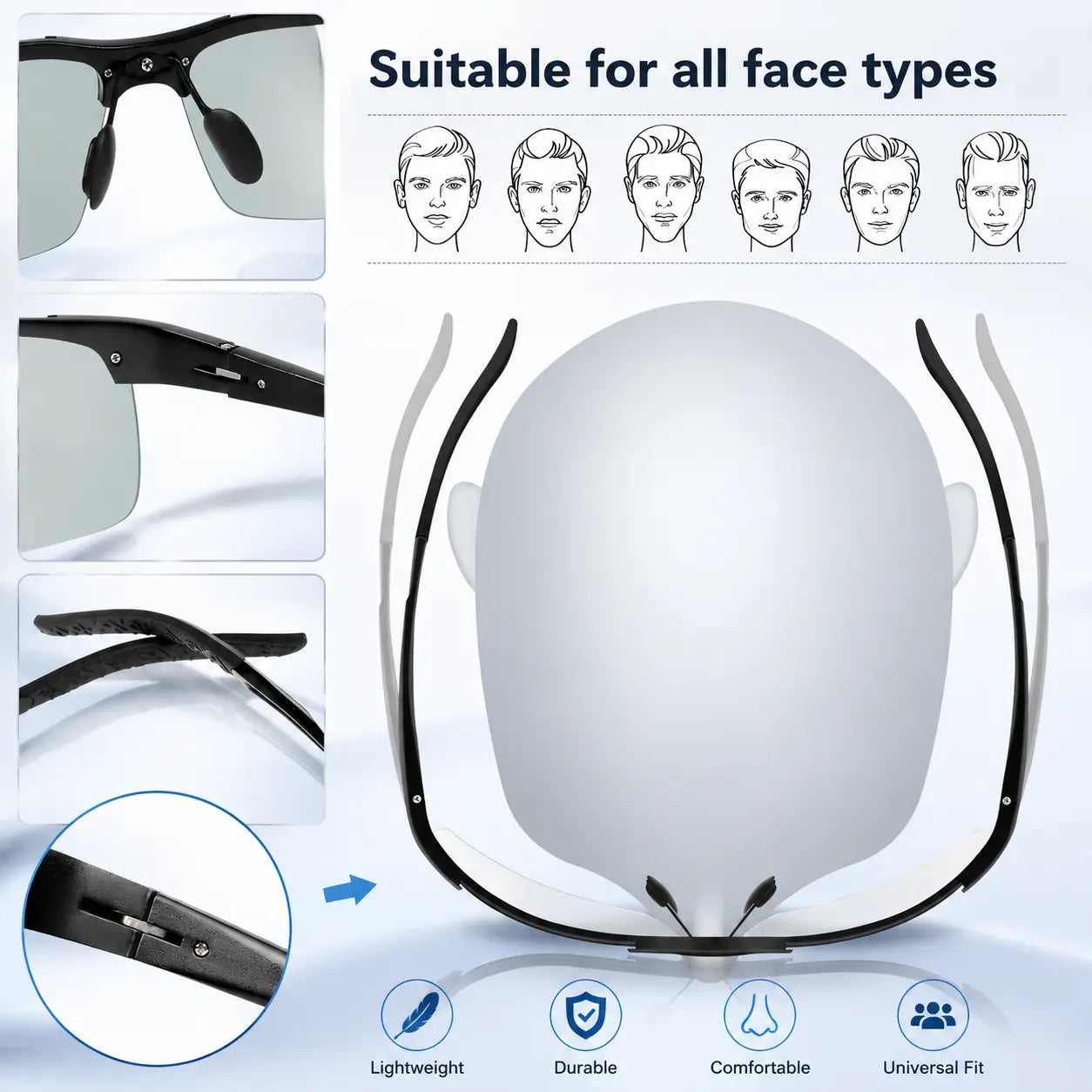 Unisex Fashion Polarized Sunglasses🕶️, UV400