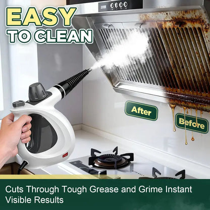 Handheld Steam Cleaner with 12 Accessories | Home & Car