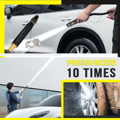 🔥50K+ SOLD!🛡️🚿 Heavy Duty Adjustable Twist Hose Nozzle Jet Sweeper Nozzle