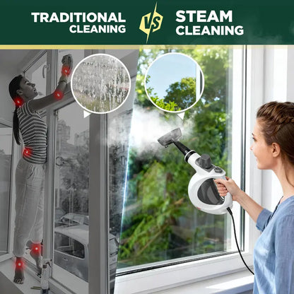Handheld Steam Cleaner with 12 Accessories | Home & Car