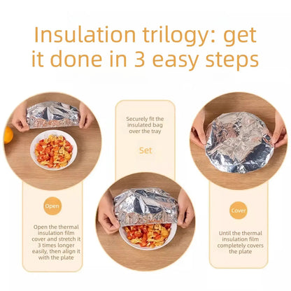 KeepFresh™ Aluminum Foil Food Cover 🍲✨